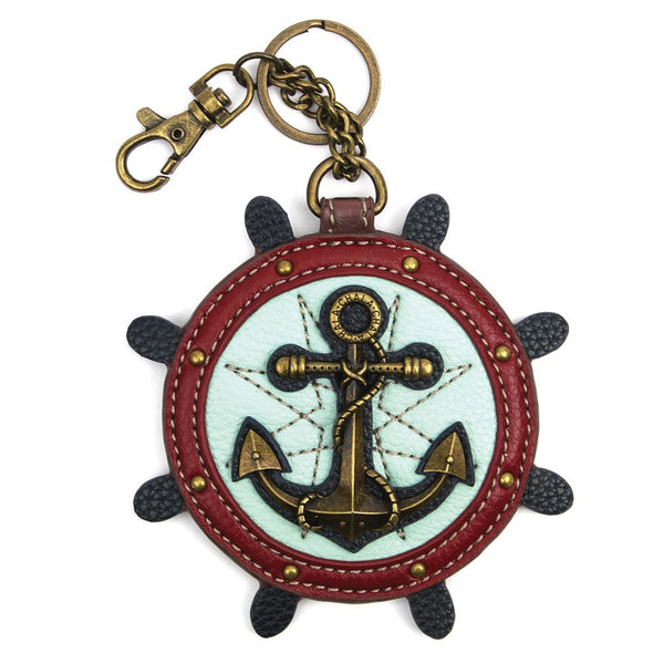 Chala Key Fob/Coin Purse - Anchor