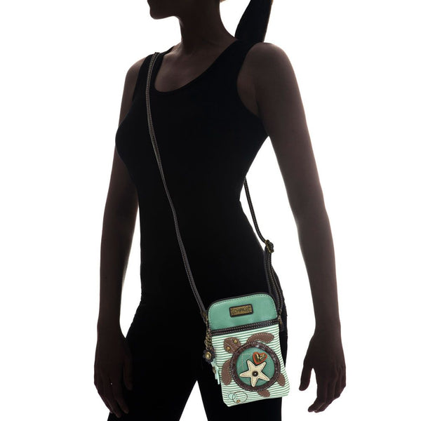 Chala Cell Phone Xbody - Sea Turtle Stripe