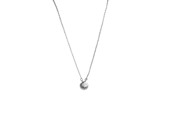 Seashell Necklace with Bookmark  - Silver