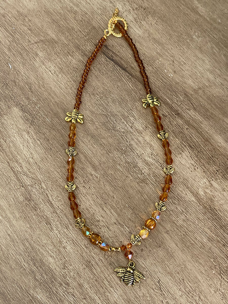 Bee Charm Necklace