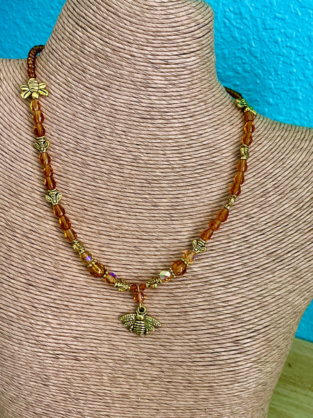 Bee Charm Necklace