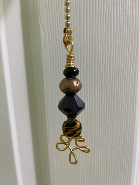 Leopard Love Fan Pull, Light Pull