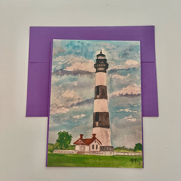 NC LIGHTHOUSE COLLECTION - Watercolor Note Cards