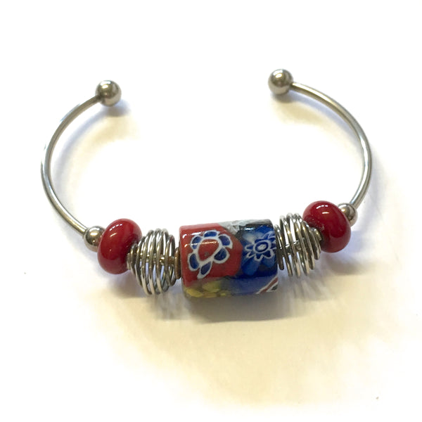 Bangle - Tribal Glass Bead