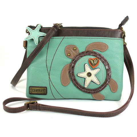 Chala Mini Crossbody - Sea Turtle  - Teal