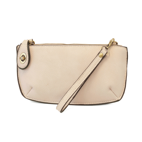 Mini Crossbody Wristlet Clutch - Stone