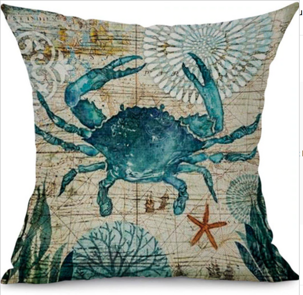 Pillow Covers - Crab