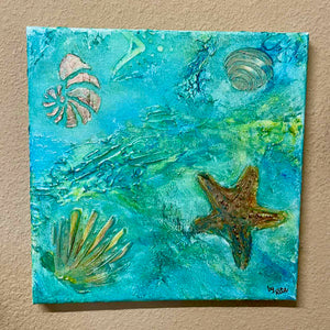 Seashell World Acrylic Painting