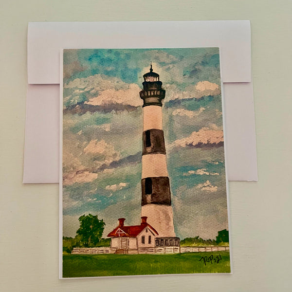 NC LIGHTHOUSE COLLECTION - Watercolor Note Cards