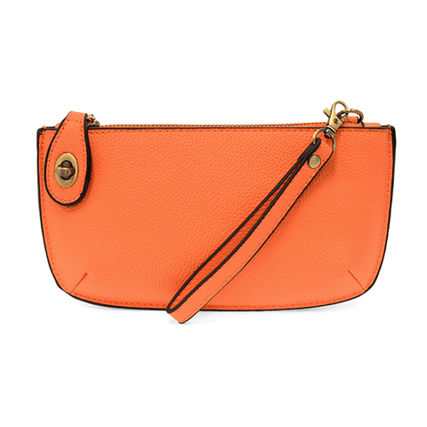 Mini Crossbody Wristlet Clutch - Papaya