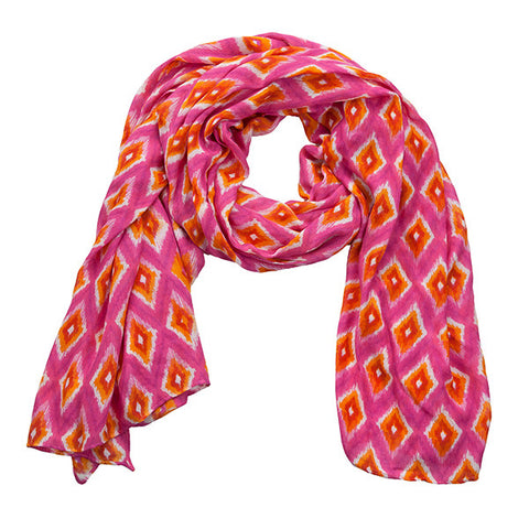 Wrap - Dark Pink/Orange/White