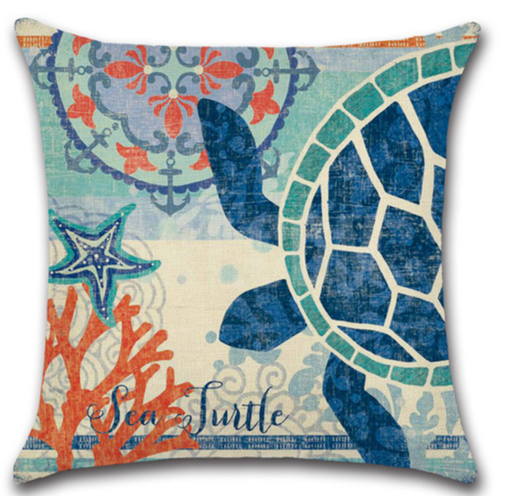 Pillow Covers - Sea Turtle II
