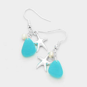 Earrings - Starfish Dangle